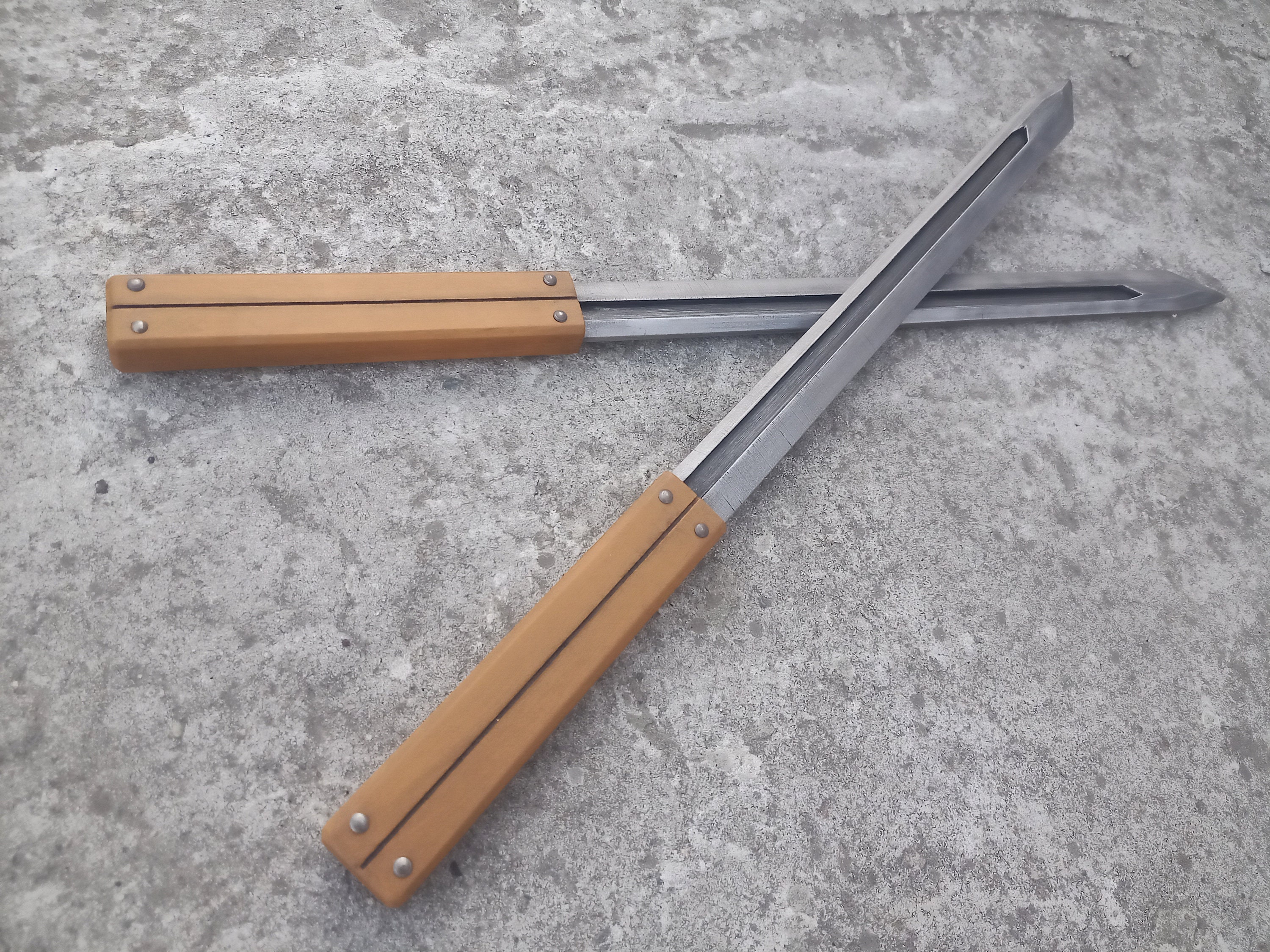 2個セット／2010年購入／JAPAN TECHNOLOGY Kamui/カムイ Ninja Kamui Anime Daggers. Prop. Cosplay. Plywood. Fan Art. - Etsy