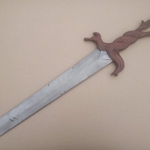 Root sword based on Adventure Time cartoon. Plywood. Cosplay Prop.