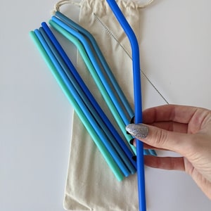 Silicone Straw, Tumbler Straw, Reusable Straws, Reusable Silicone Straws, Silicone Straws, eco friendly straws image 5