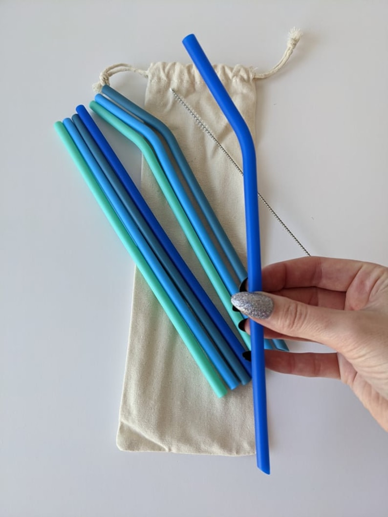 Silicone Straw, Tumbler Straw, Reusable Straws, Reusable Silicone Straws, Silicone Straws, eco friendly straws image 5