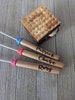Marshmallow Roasting Sticks, Personalized Wooden Handle Telescoping Fork, Camping Tool, personalized hot dog roasting stick, campfire stick 