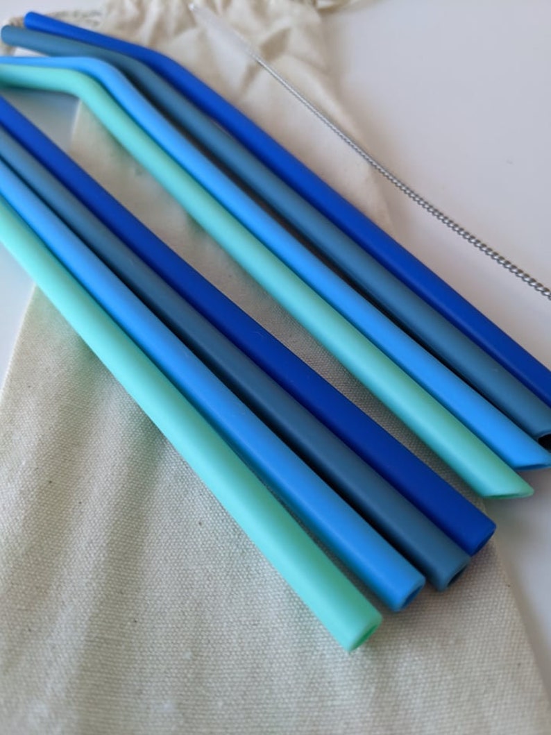 Silicone Straw, Tumbler Straw, Reusable Straws, Reusable Silicone Straws, Silicone Straws, eco friendly straws image 9