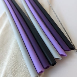 Silicone Straw, Tumbler Straw, Reusable Straws, Reusable Silicone Straws, Silicone Straws, eco friendly straws image 8