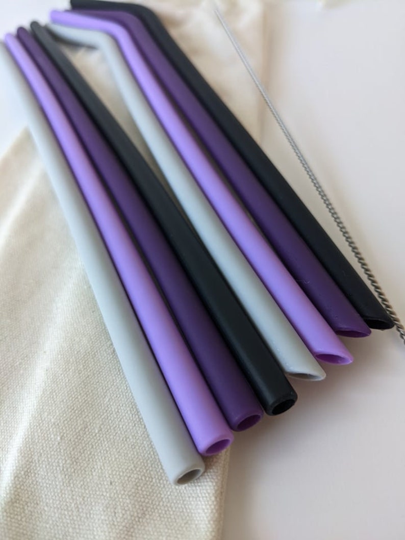 Silicone Straw, Tumbler Straw, Reusable Straws, Reusable Silicone Straws, Silicone Straws, eco friendly straws image 8