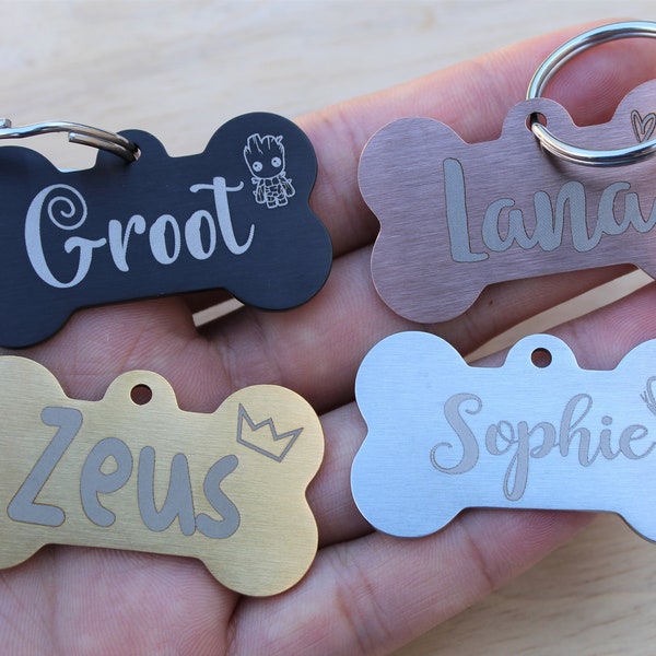 Dog Tag, Dog Tags, Dog Tags for Dogs, Personalized Dog Tag, Pet Tag, Dog ID Tag, Dog Collar, Customized Tag, Microchip, Double Sided