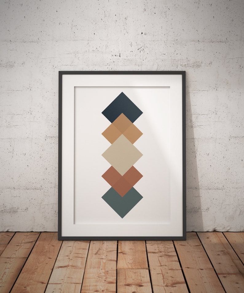 Earth Tones Neutral Abstract Printable Wall Art Printable Wall Etsy Australia