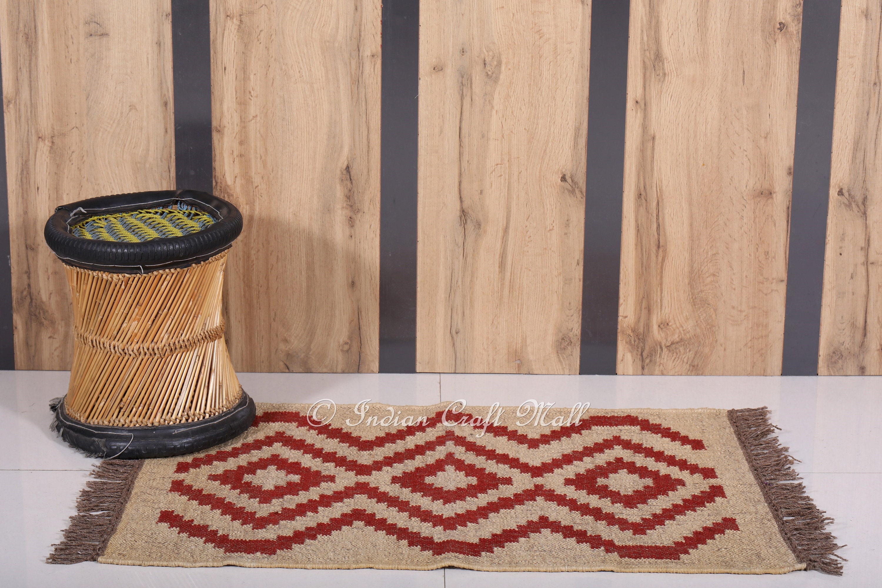 Details about   Kilim Runner Wool Jute Indoor Area Rug Vintage Dhurrie Handknotted Carpet 2x3' 