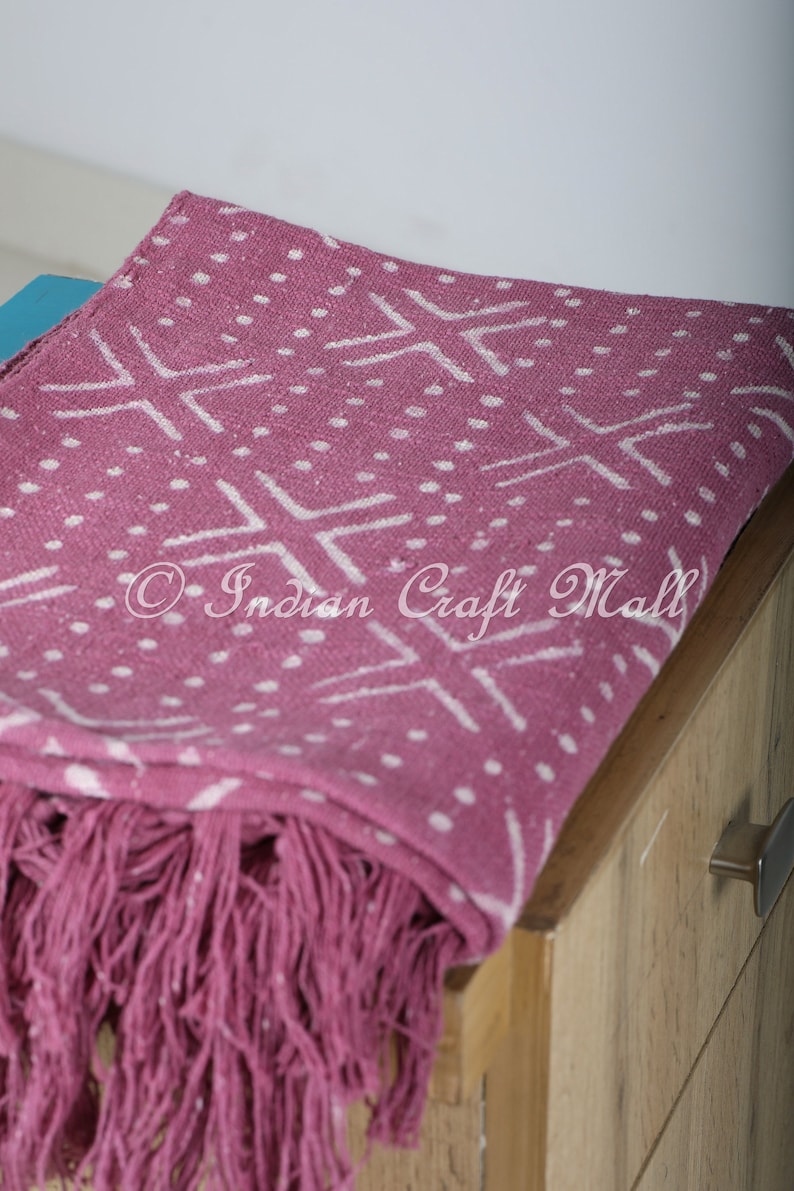 Bohemian Blanket Plum Throw Handloom Travel Blanket Etsy