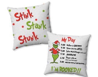 grinch pillow cases