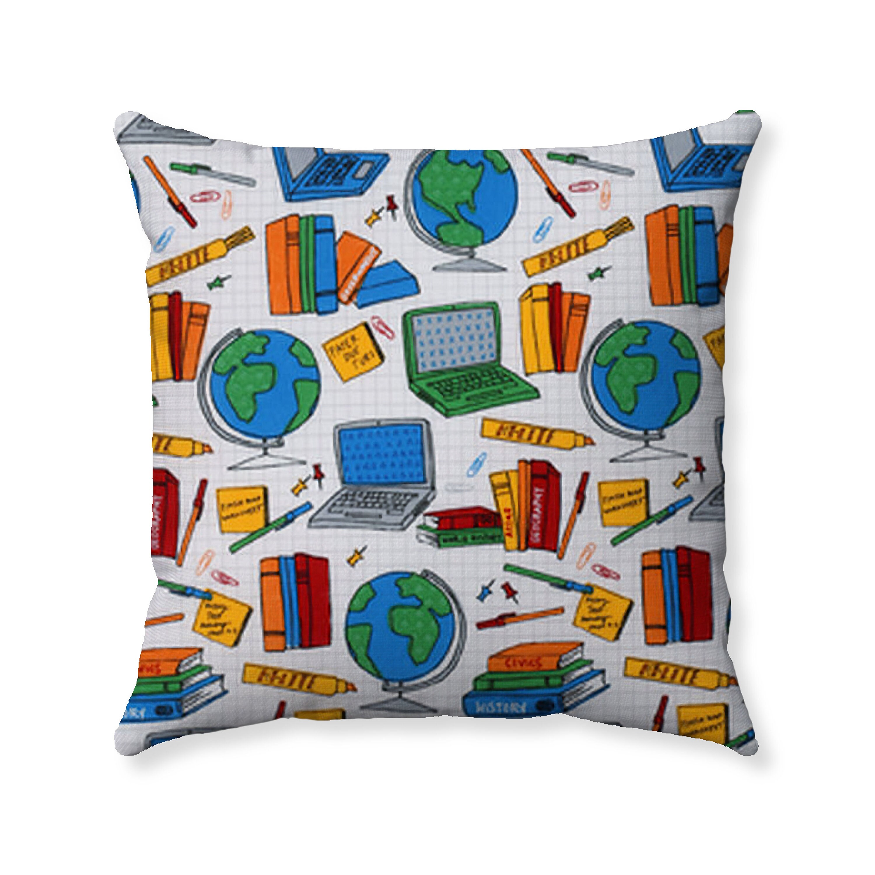 Back to School Pillow Homeschool Classroom Decor School Etsy