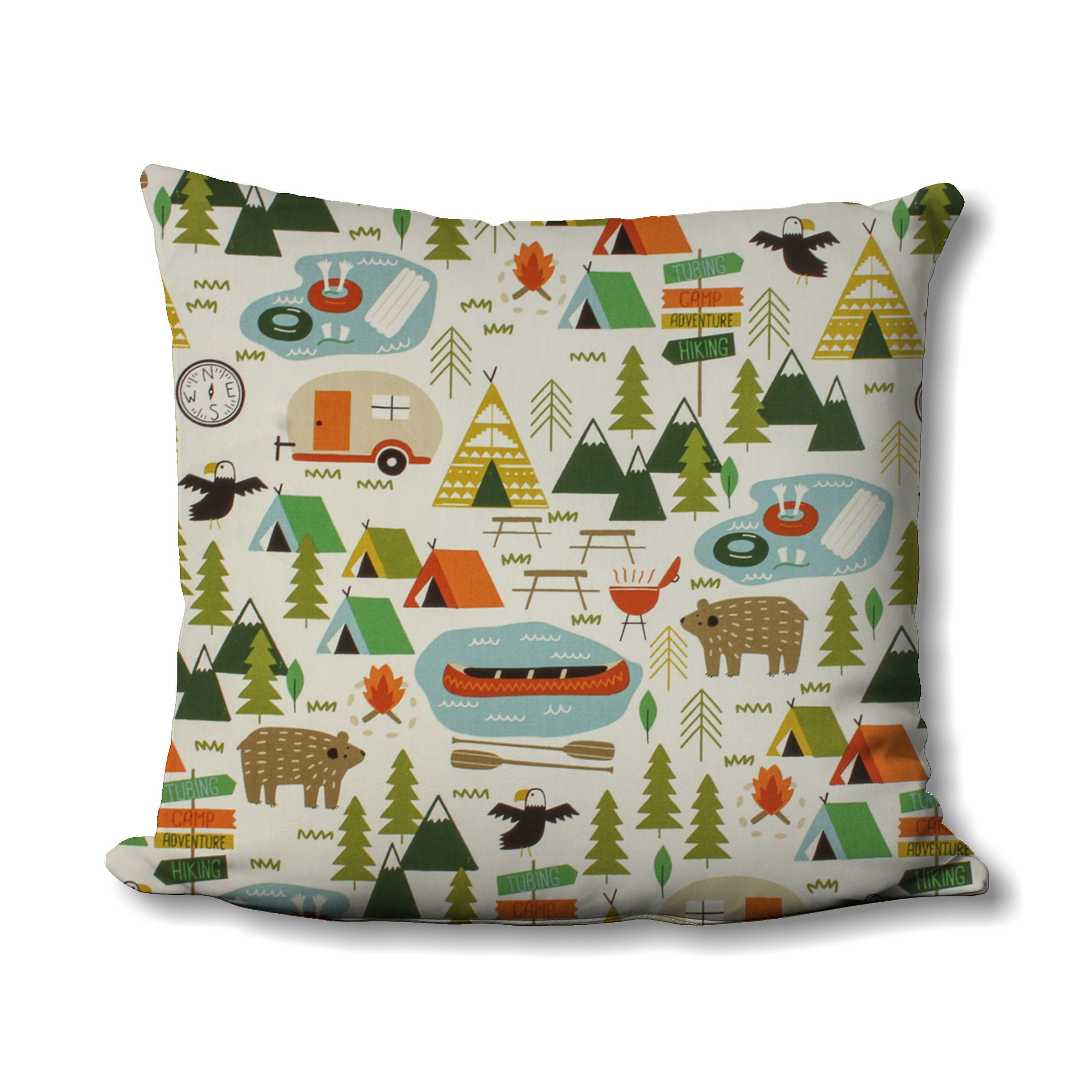 wilderness throw pillows