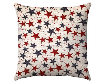 Constitution Stars Pillow Cover - Patriotic Pillow Cover - Memorial Day Decor - Fourth of July  Decor - 4th July - Throw Pillow Cover - USA