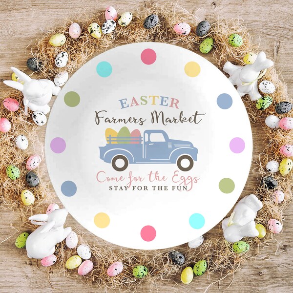 Easter Dinnerware Etsy