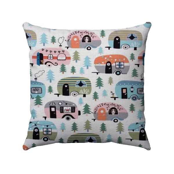 Happy Camper Pillows Etsy