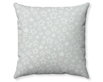 Twinkle Stars Pillow - Premeir Prints Twinkle Luna - Metallic Effect - Christmas - Winter - New Years - Made to Order - Throw Pillow Cover