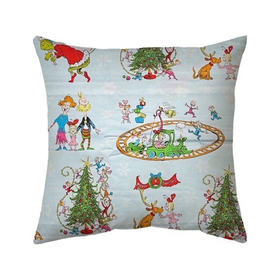 grinch naughty nice pillow cases
