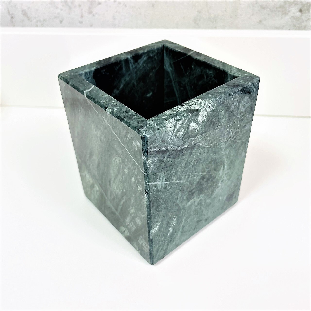 Green Marble Pen Holder Marble Pen Cup Office Toolbox Marble Etsy UK