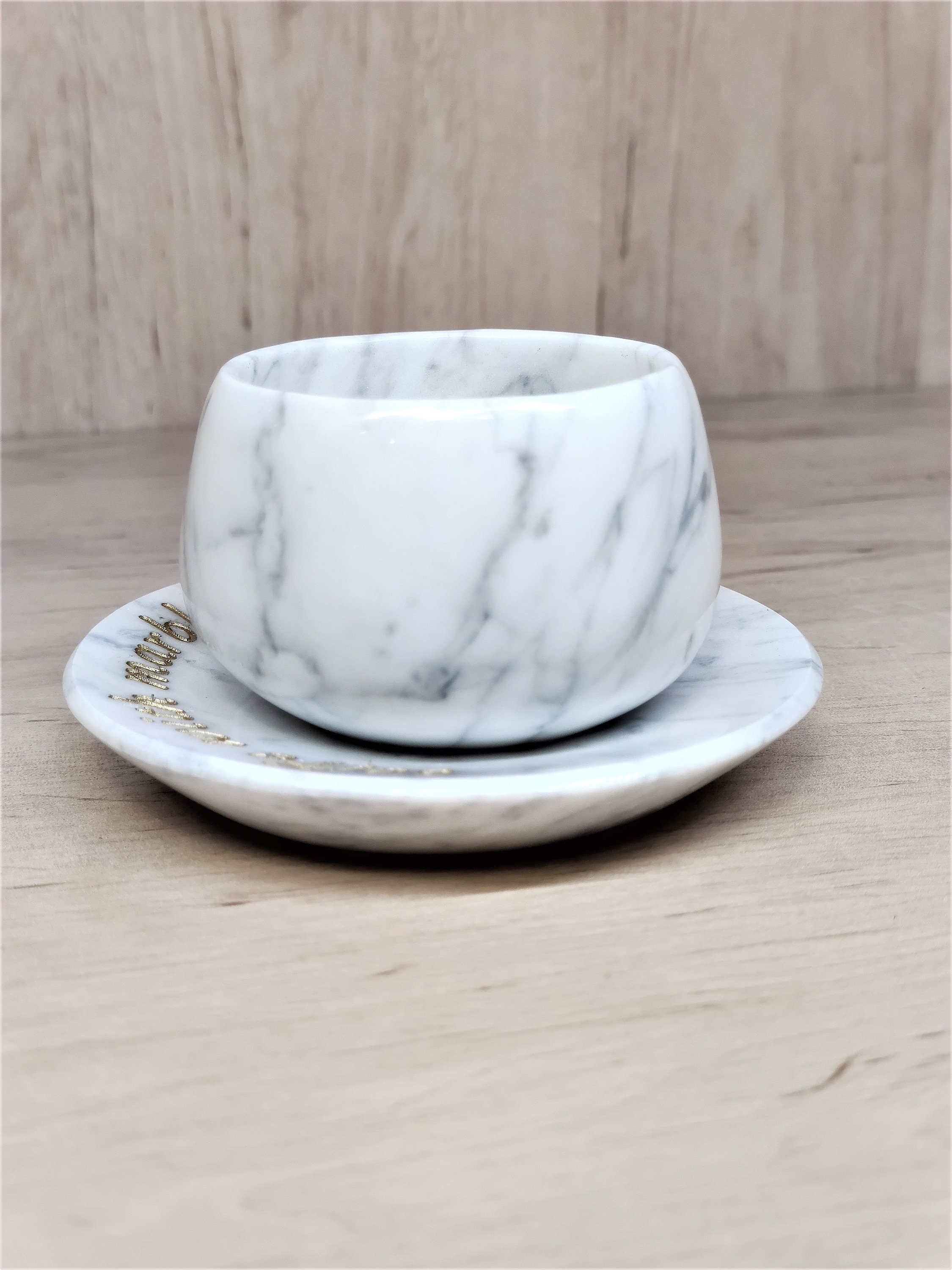 Marble Mug Marble Cup Marble Bowl White Marble Mug White Etsy