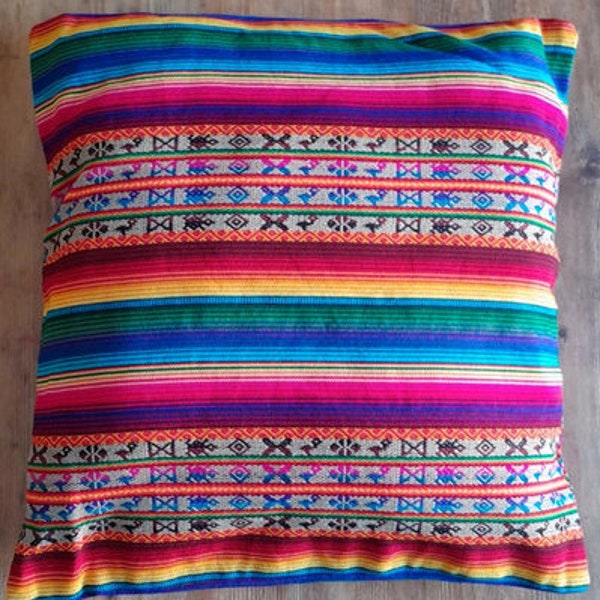 Housse de coussin Aguayo - Artisanat de Bolivie