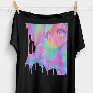 Vaporwave-anime-T-shirt | Kawaii-shirt | Leuke anime-kleding | Japanse anime-cadeaus | Esthetische kleding