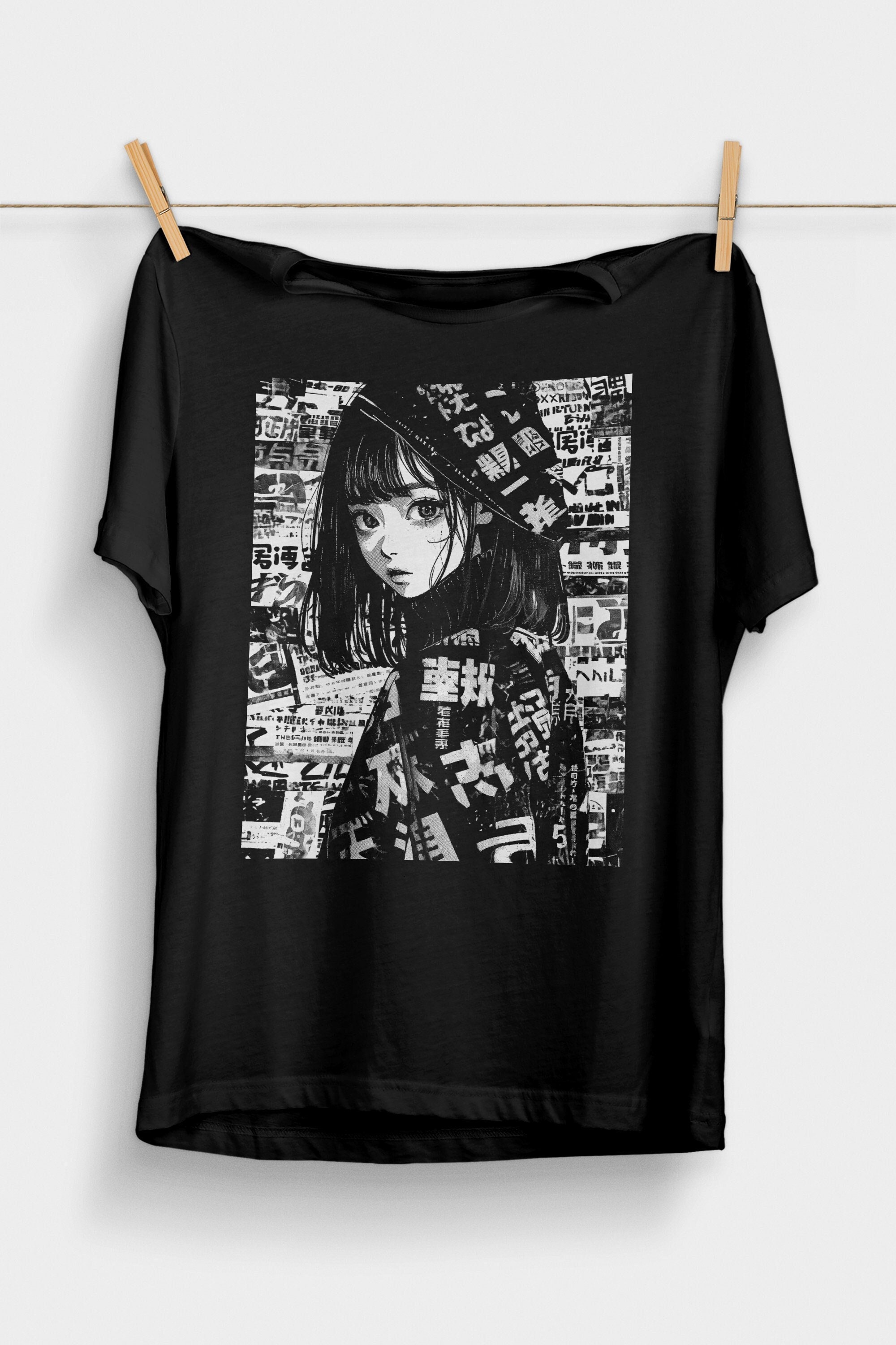 Narkomaniks anime style girl with devil wings Essential T-Shirtundefined  by SmarteSHtore