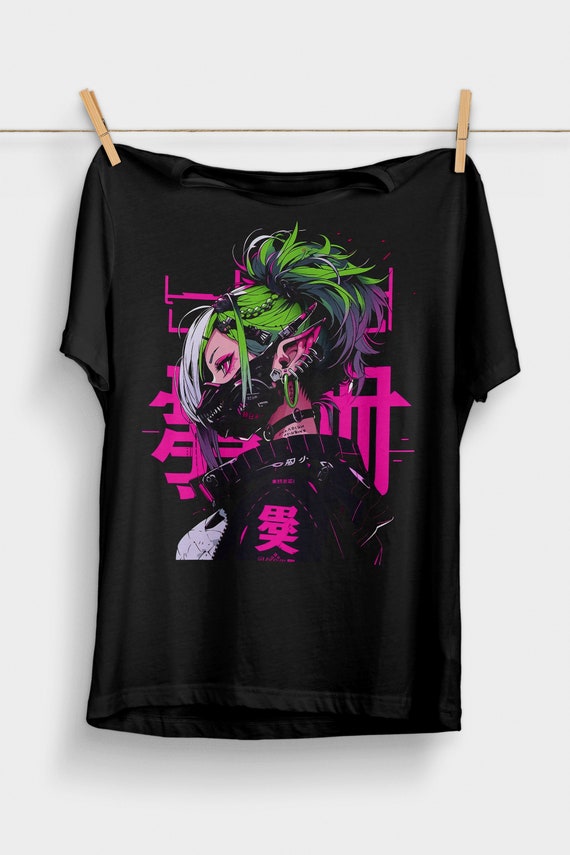 Goth Anime Boy Gothic Japanese Monster Vaporware Aesthetic - Goth - Pin