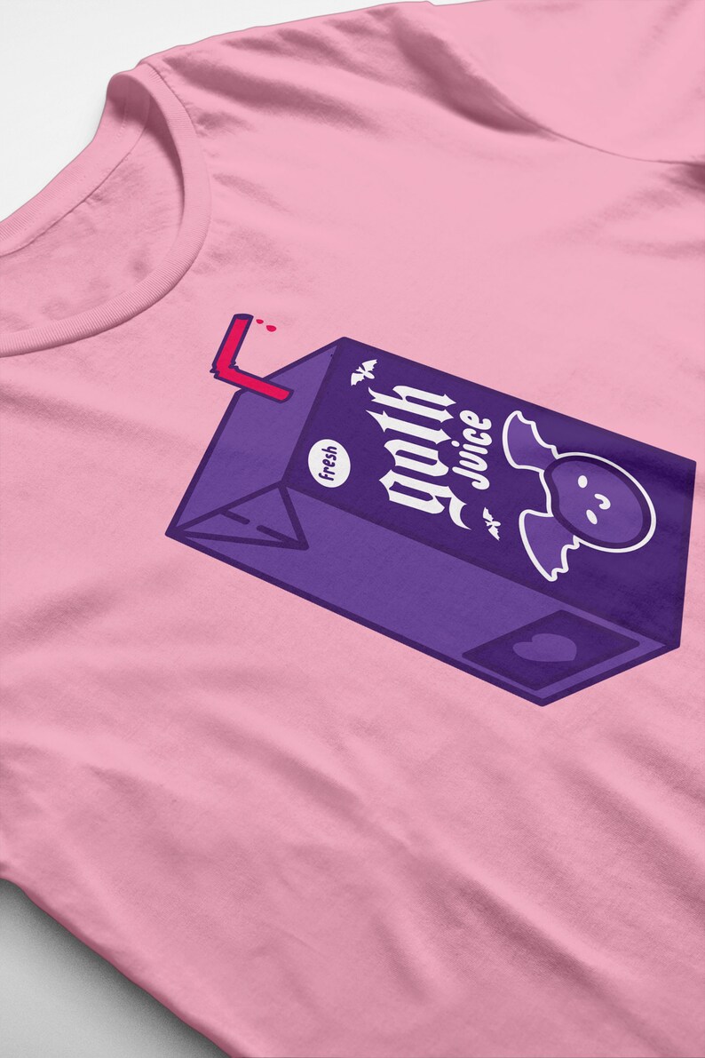 Goth Juice Box Tshirt Pastel Goth Clothing Aesthetic Etsy