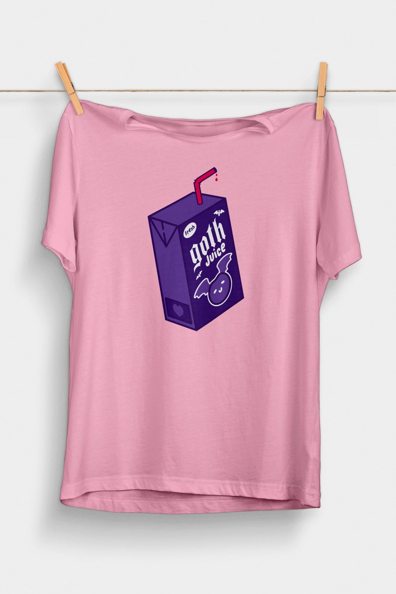 Goth Juice Box Tshirt Pastel Goth Clothing Aesthetic Etsy
