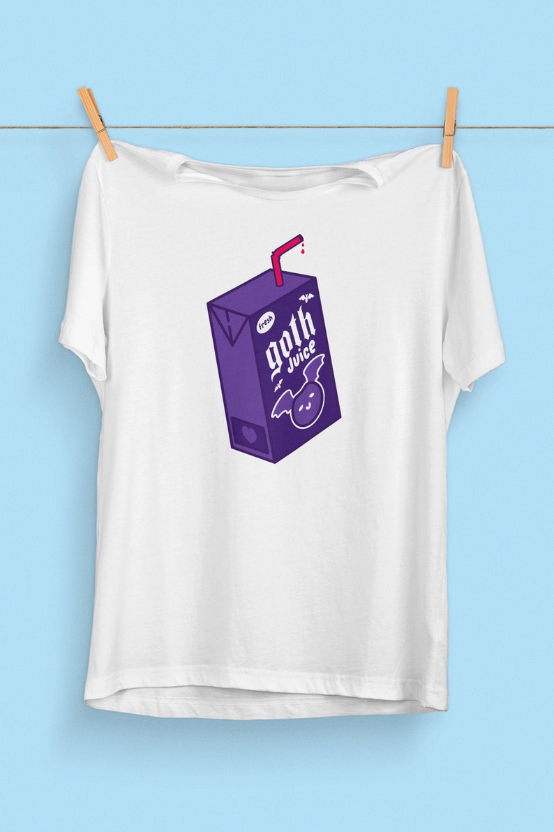 Goth Juice Box Tshirt Pastel Goth Clothing Aesthetic Etsy