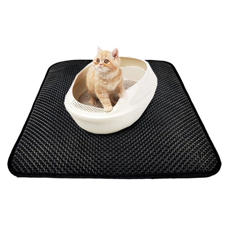Non Slip Eva Cat Litter Mat Household Pet Litter Trapper Etsy