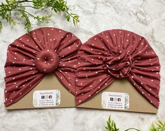 baby turban with matching outfit