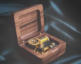 Bruna Wooden Music Box With Your Picture Engraving