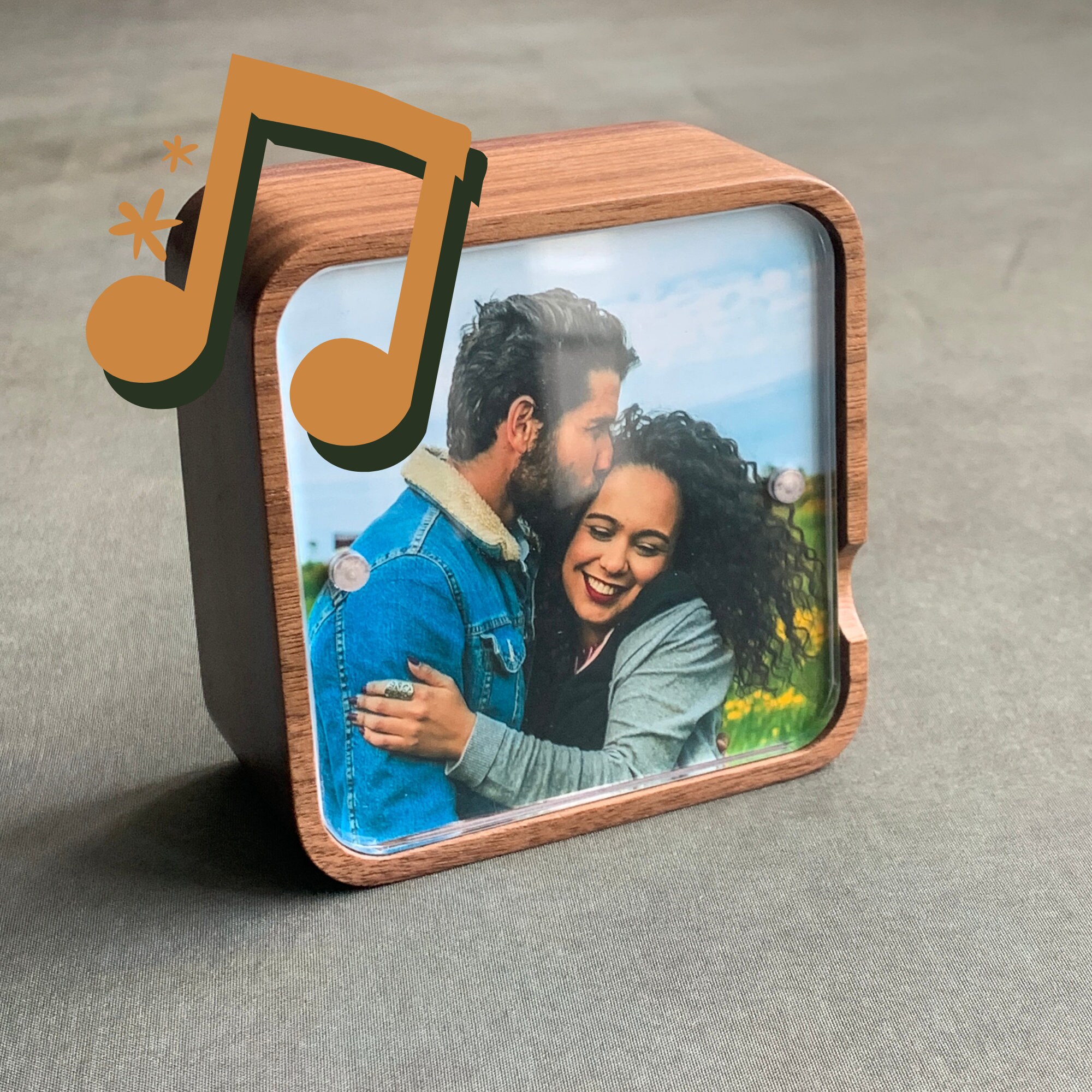 Personalized Music Photo Frame Box / Frame with Music Etsy