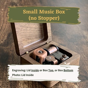 Music box with custom song - Donuma