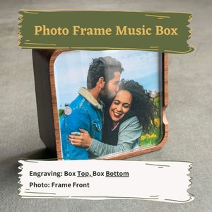 Custom tune photo frame music box - Donuma