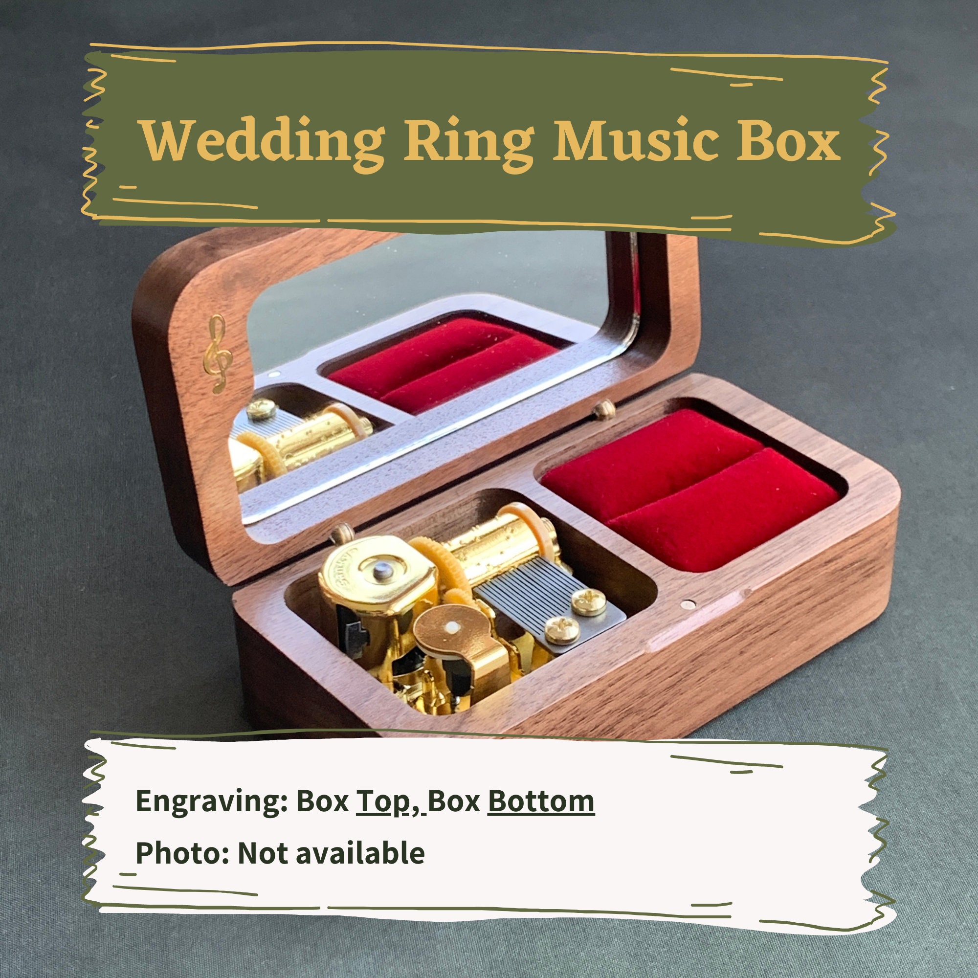Buy Engagement Music Box Online In India - Etsy India