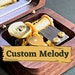 Custom Melody Music Box / Personalized Music Box with a Custom Metal Melody Mechanism / Convert your Song to Music Box 