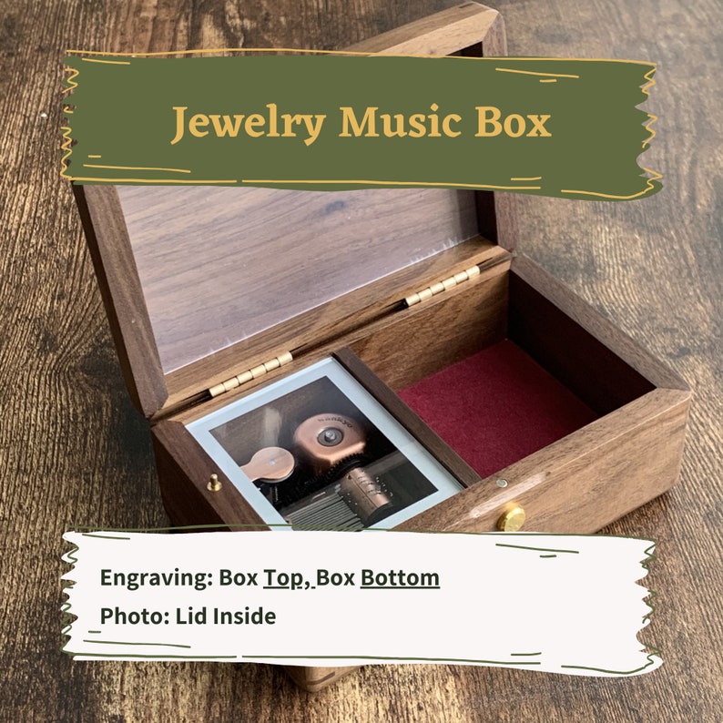 Custom Melody Music Box / Personalized Music Box With a Custom Etsy