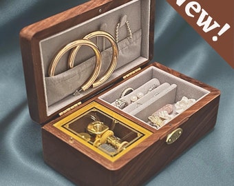 Klarota - Jewelry Music Box with Multiple Compartments