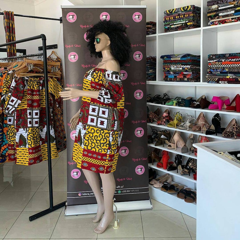 Ankara printed dress Ankara short dress for women/'s kitenge dress