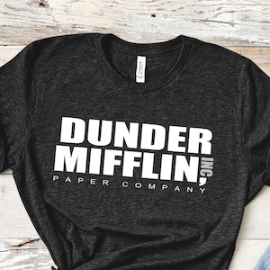 Dunder Mifflin Shirt, The Office Shirt, Michael Scott Shirt, Dwight Schrute Shirt, Jim Halpert, The Office Quotes, Paper Company, The Office