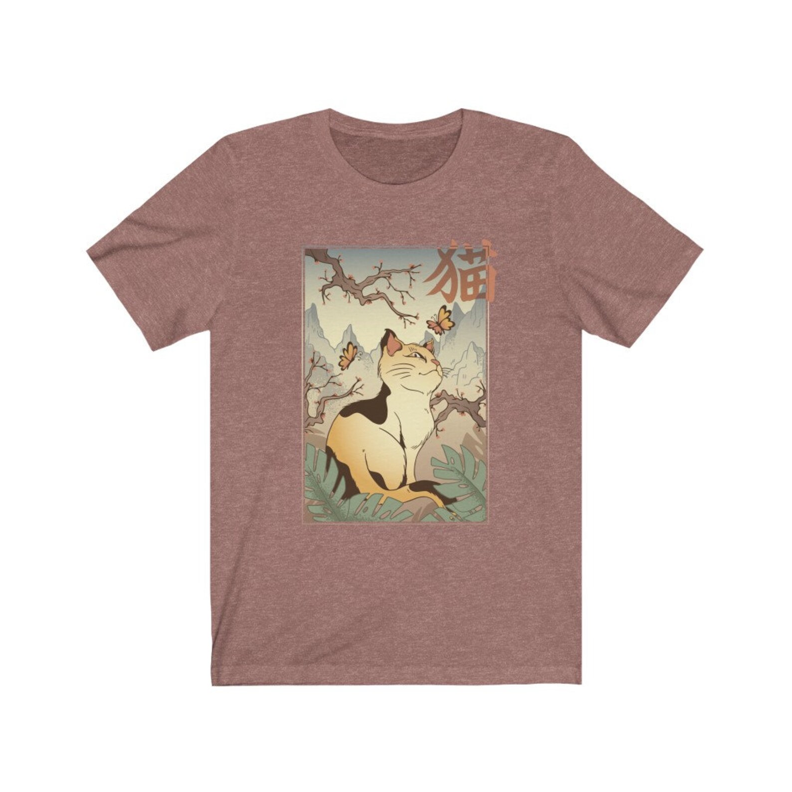 Japanese Cat Shirt Kawaii Cat shirt Funny Cat Shirt Cat Etsy