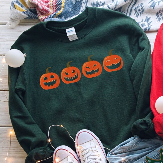 Pumpkin Sweatshirt, Pumpkin Sweater, Pumpkin Crewneck Sweatshirt, Halloween Sweater, Spooky Season, Farm Fresh Pumpkins, Fall Sweatshirt