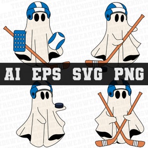 Hockey Ghost Halloween, Ghost Halloween Svg, Ghost Halloween Png, Hockey Svg, Hockey Png, Halloween Png, Halloween Png Halloween Svg, Hockey