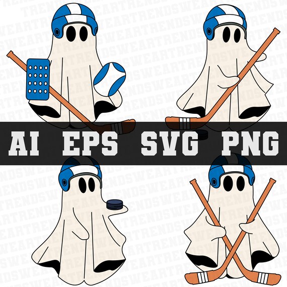 Hockey Ghost Halloween, Ghost Halloween Svg, Ghost Halloween Png, Hockey Svg, Hockey Png, Halloween Png, Halloween Png Halloween Svg, Hockey