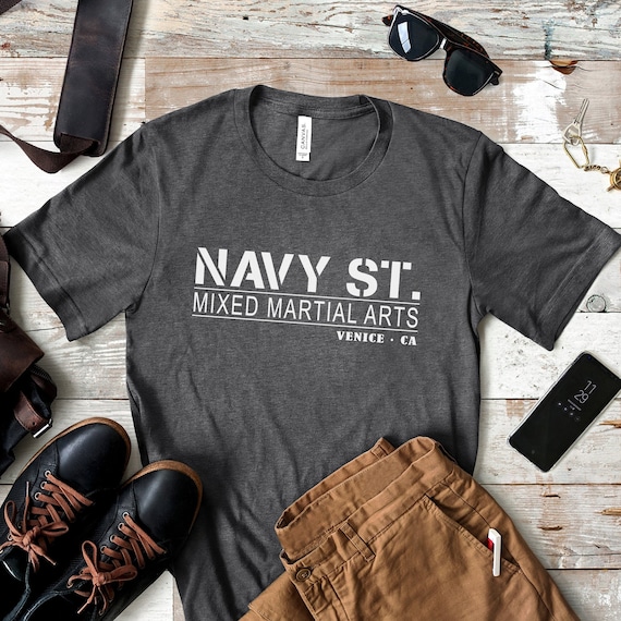 Navy st cheap mma shirt
