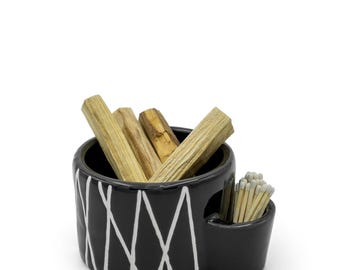 Bursera Ceramic Bowl - Onyx