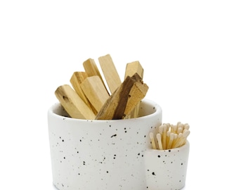 Bursera Ceramic Bowl - White