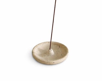 Bursera Still Travertine Incense Holder
