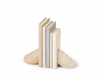 Bursera Mono Travertine Bookends